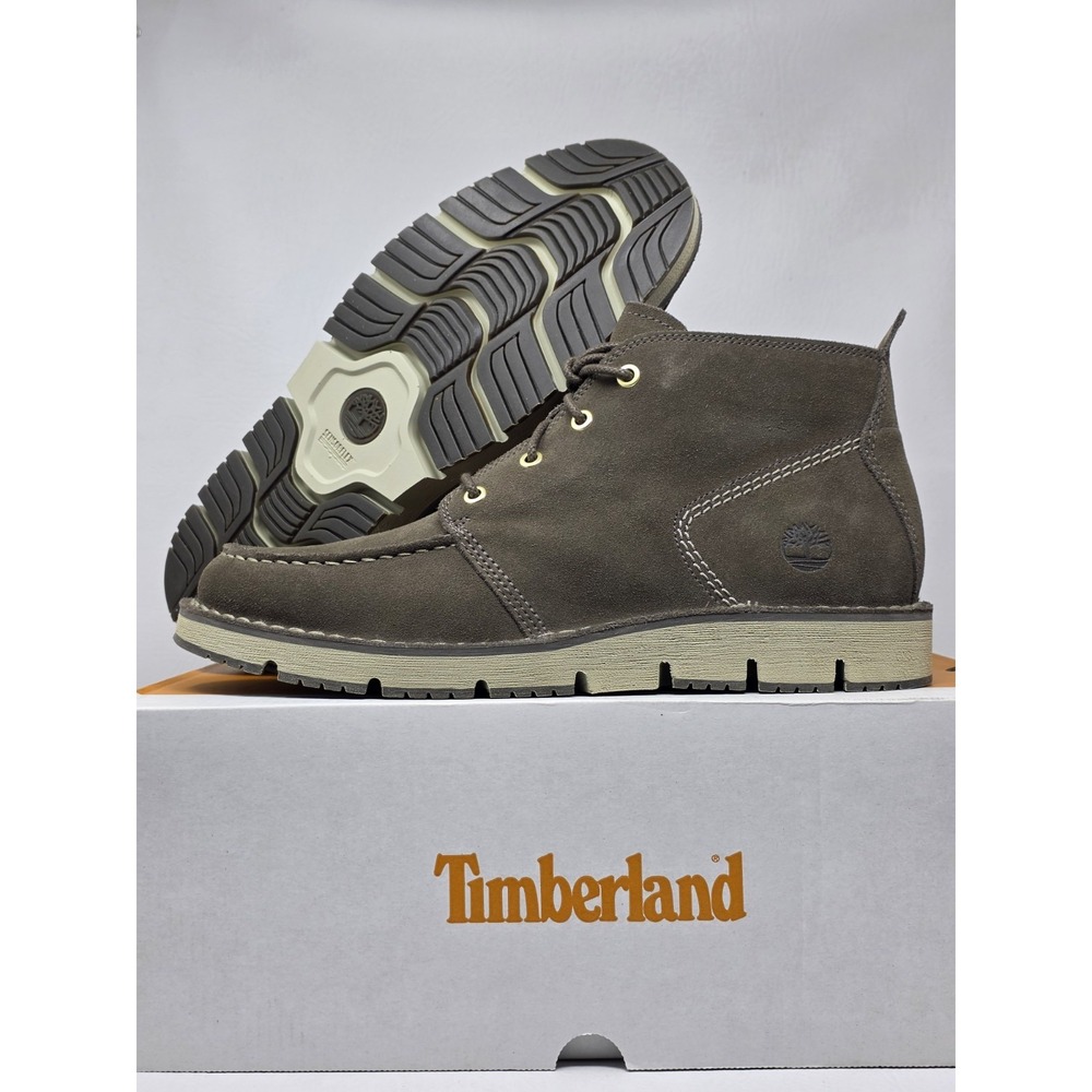 Timberland Size 10.5 Mens Westmore Mid Lace Moc-Toe Chukka Boots Canteen New
